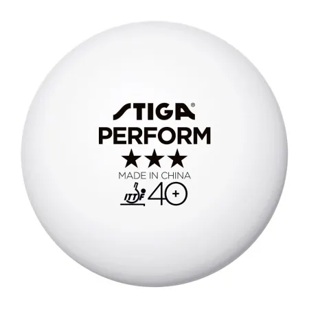 Мяч для наст. тенниса Stiga Perform 3***, 40+, 1113-2110-06, пластик, ITTF Appr., уп.6 шт, бел за 2&nbsp;121.60 ₽ купить в Самаре