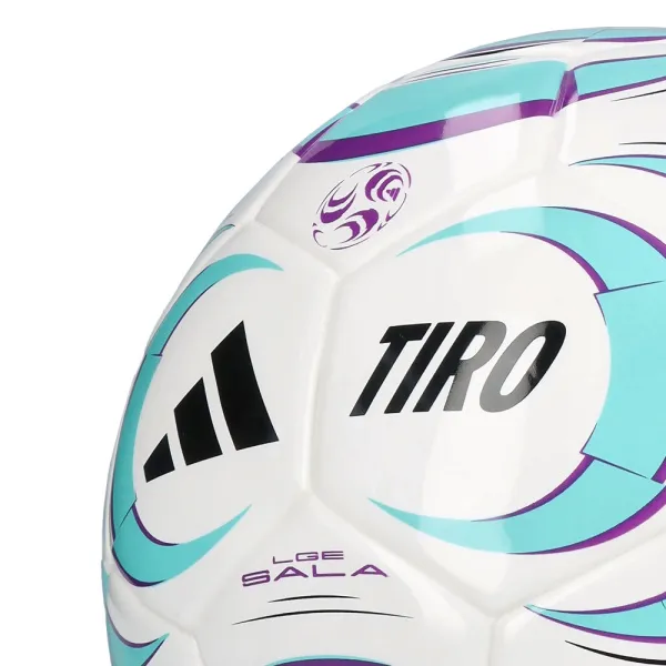 Мяч футзал. ADIDAS Tiro League Sala JW1526, р.4, FIFA Basic, 32 пан, ТПУ, термосш., бело-бирюз-фиол за 4&nbsp;833.10 ₽ в Самаре