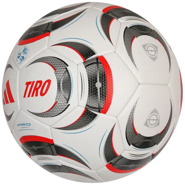 Мяч футб. ADIDAS Tiro Pro JW1533, р.5, FIFA Pro, 32 пан., ПУ, термосшивка, бело-серо-красный за 14&nbsp;133.80 ₽ в Самаре