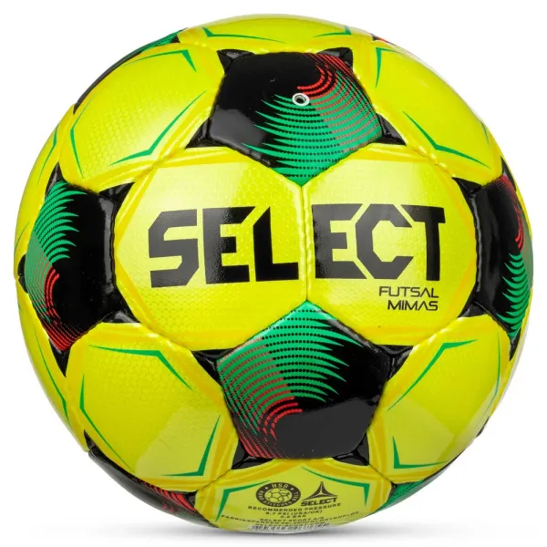 Мяч футзал. SELECT Futsal Mimas V26, 1053471007, р.4,FIFA Basic, 32п, ПУ, руч.сш, желто-зелено-черн. за 6&nbsp;113.20 ₽ в Самаре