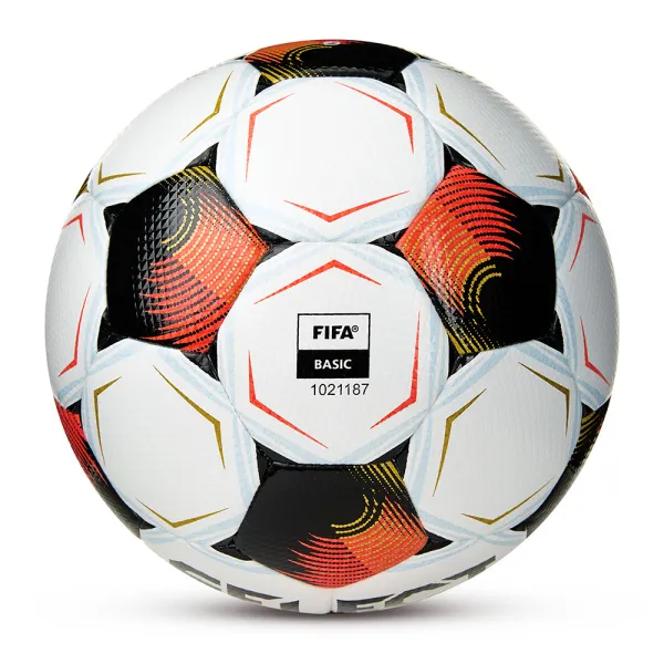 Мяч футб. SELECT Numero 10 V26, 0574071002, р.4, FIFA Basic, 32п, ПУ, гибр.сш, бело-черно-оранжевый за 8&nbsp;404.80 ₽ в Самаре
