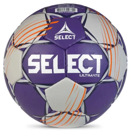 Мяч ганд. SELECT Ultimate Official EHF V24, 1612858999, Senior(р.3), EHF Appr, ПУ, руч.сш, фиол-сер за 15&nbsp;504 ₽ купить в Самаре