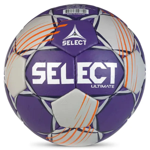 Мяч ганд. SELECT Ultimate Official EHF V24, 1612858999, Senior(р.3), EHF Appr, ПУ, руч.сш, фиол-сер за 15&nbsp;504 ₽ в Самаре