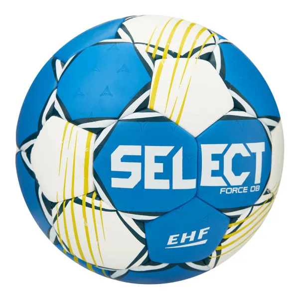 Мяч ганд. SELECT HB FORCE DB V25, 1622858205, Senior (р.3), EHF Appr,ПУ, гибр.сш., сине-белый за 8&nbsp;438.80 ₽ в Самаре