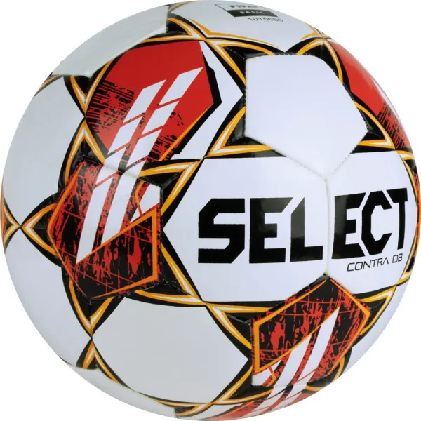 Мяч футб. SELECT Contra DB V23, 0854160300, р.4, FIFA Basic, 32 пан, ПУ, гибрид.сш, бел-чер-красн за 4&nbsp;455.70 ₽ в Самаре