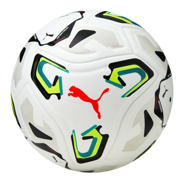 Мяч футб. PUMA Stellar Pro, 08505801, р.5, FIFA Quality Pro, 8пан, ПУ, термосш, бело-черно-салатовый